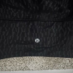 lululemon athletica Black Patterned Boot Cut Pants
